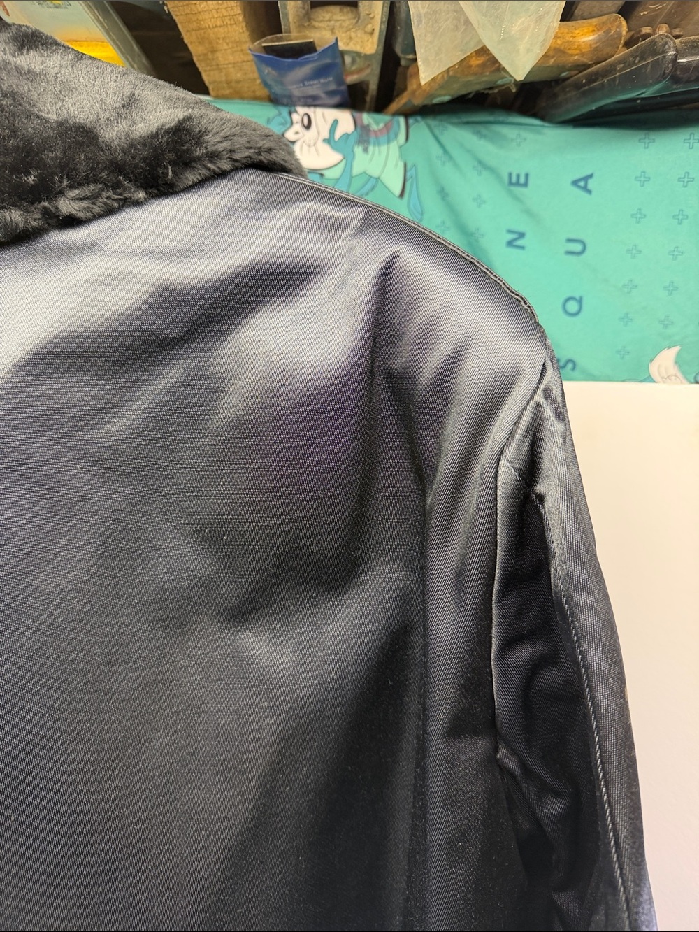 Blauer Men's Black Jacket And Liner with Faux Fur Collar. Size 44R. New Tags. - Picture 11 of 16
